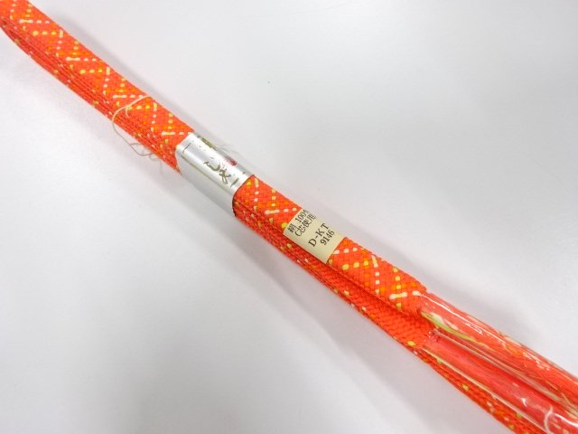 JAPANESE KIMONO / UNUSED HAND-TIED OBIJIME
